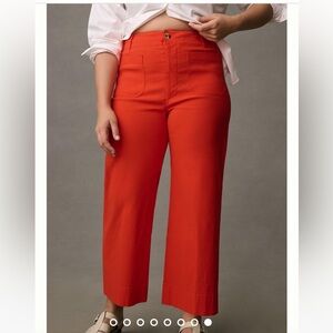 NWT Maeve Colette pants in poppy red/orange